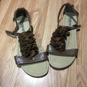 Brown & Tan sandals,Dream Out Loud by Selena Gomez